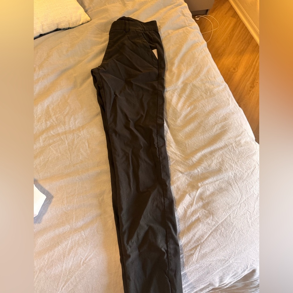 Black Golf Pants with Regular Fit